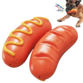 PPOKEl Dog Chew Toys Aggressive- Chewers.Indestructible Dog Toy For Aggressive Chewer,Tough Chew Toys For Dogs  Rubber  Orange Plain (Option: Orange)